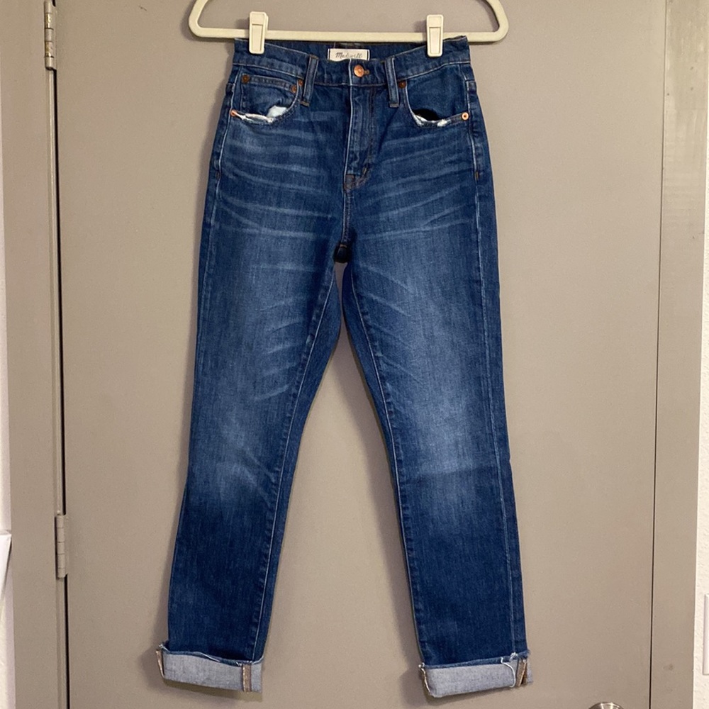 Madewell The High-Rise Slim Boyjean / size 23